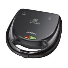 Sanduicheira Grill Mondial Fast S-12 Preta 127V, Preto, 110V