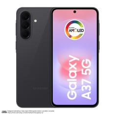 Celular Samsung Galaxy A37 5G 128GB, 6GB RAM, Câmera Tripla 50MP, Super AMOLED 6.7", Recursos AI