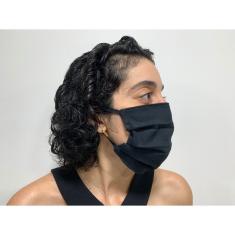 Kit c/ 10 Máscaras Respiratória Hospitalar Reutilizável em tecido 100% Algodão - 2 Camadas de Tecido