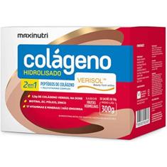 Colágeno Hidrolisado 2Em1 Sachê - Frutas Vermelhas 30 X 10G, Maxinutri