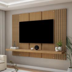 Painel para Tv até 47 Polegadas 1 Prateleira Bolonha Cinamomo/Off White