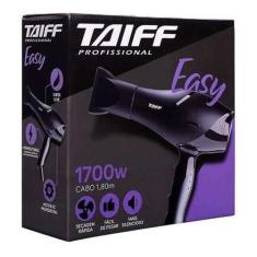 Secador De Cabelo Taiff Easy 1700W, Preto, 220V