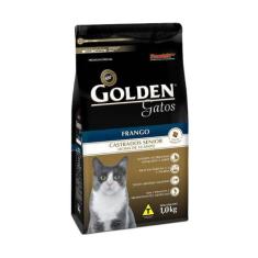 Ração Golden Gatos Castrados Senior -  1 Kg - Premier