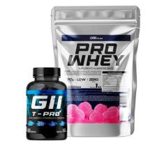 Whey Protein Refil 1Kg + Gh Testo Pro 60 Tabletes - Pro Healthy - Pro 