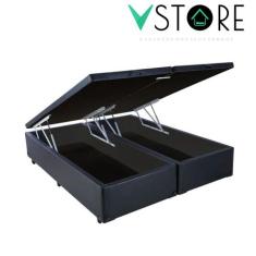 Cama Box Baú King Bravus 193x203x38cm Várias Cores - Vstore - V-STORE,