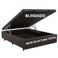 Cama Box Baú Casal Reforçado com 48cm de altura - Exclusive