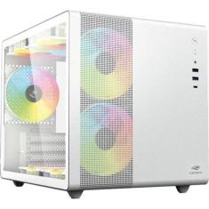 Gabinete Gamer C3Tech Aquarius MT-G710 Sem Fans Branco, Branco