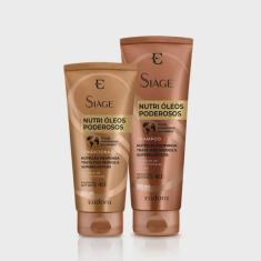 Kit eudora Siàge Nutri Óleos Poderosos Shampoo + Condicionador