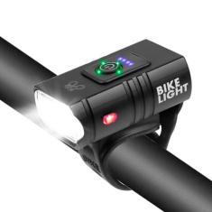 Farol Bike Lanterna Led bicicleta T6 - CORREIA ECOM
