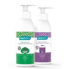 Kit 2 Sabonetes Em Gel Neutralizador Cheiro De Alho, Cebola - Neutrali