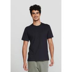 Camiseta Básica Masculina Manga Curta Slim-Masculino