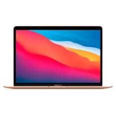 Notebook Apple MacBook Air 13" M1 (CPU 8‑core e GPU 7‑core, 8 GB RAM, 256 GB SSD) - Dourado