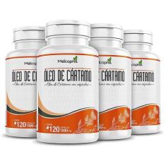 Óleo De Cartamo 1000 mg 4 x 120 Cápsulas Melcoprol