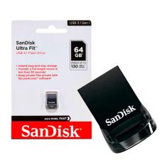 Pen Drive SanDisk Ultra Fit USB 3.1, 64GB - SDCZ430-064G-G46