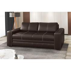 Sofá 2 Lugares 150cm Dakota Scala Decor Marrom