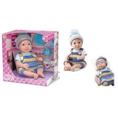 Boneca New Born Brincar de Papinha Menino - Divertoys
