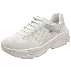 Tenis Infantil Menina Sneaker Conforto Brilho Pink Cats-Feminino