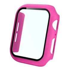 Case Bumper Silicone C/ Película Compatível com AppleWatch - GCM, Rosa