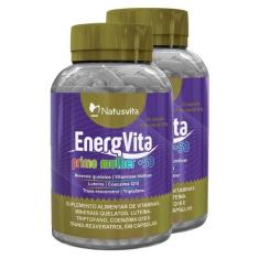 EnergVita Mulher +50 Multivitaminico com Coenzima Q10, Luteína, Tripto