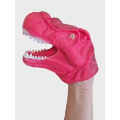 Fantoche forma de Dinossauro T-rex - vermelho