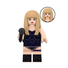 Boneca Taylor Swift Cantora Pop Bloco De Montar
