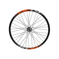 Roda Aro 29 Dianteira KOG Cubo Rosca Freio a Disco, Preto, Laranja