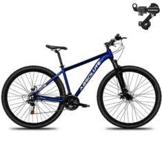 Bicicleta Aro 29 Absolute Nero 5 21 Marchas Mtb Indexada Alumínio Suspensão 80mm Cambio Tras Shimano-Unissex