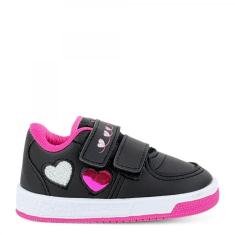 Tênis Casual Coração Ajustável Via Vip Infantil Menina-Unissex