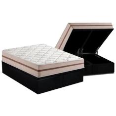 Cama Box Baú Casal: Colchão Molas Ensacadas Anjos MasterPocket Classic