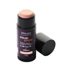 Protetor Solar Facial Com Cor Pink Stick FPS90 - Pink Cheeks, 14g
