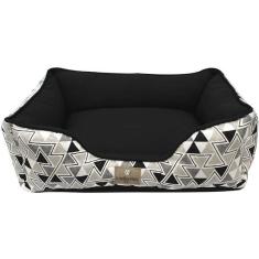 Cama Barcelona Preto para Cães e Gatos - Tam. P