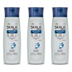 Kit C/03 Skala Men Shampoo Anti Caspa 325ml