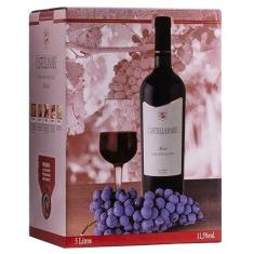 Vinho Tinto Seco Merlot Bag-in-Box 5 litros Castellamare