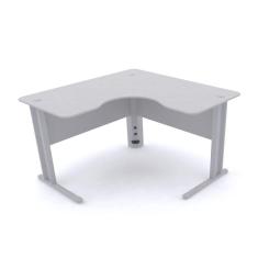 Mesa Em L P/ Escritório 120X120 Pandin Maxxi - Cinza