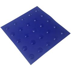 Piso Tátil Alerta PVC Azul 16peças 25x25cm 1m² Nbr9050
