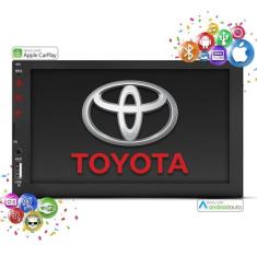 Central Multimidia 2 Din Mp5 Carplay Android Auto Wifi Toyota - First 