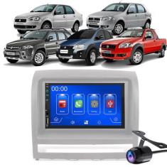 Kit Multimídia Carplay Siena Idea 7 Pol MP5 Touch-screen + Câmera de r