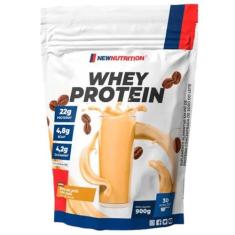 Whey Protein Concentrado 900g- New Nutrition, Doce de leite com café