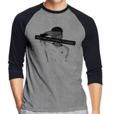 Camiseta Raglan Pelo fim do futebol moderno Manga 3/4 - Foca na Moda, 