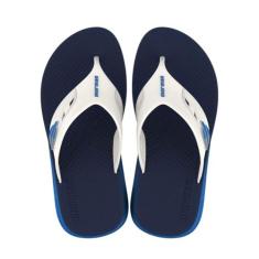 Chinelo De Dedo Masculino Mormaii Swap Adulto, Branco, Azul 11678, 40