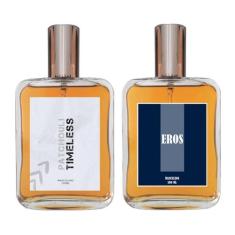 Kit Perfume Masculino - Patchouli Timeless + Eros 100ml - Essência do 