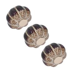 Puxadores de Armário de Cozinha, Puxadores de Gaveta de Cerâmica, Botões de Abóbora, Maçanetas de Porta, 3 Peças, Puxadores de Armário Antigos para Armário de Cozinha, Gaveta