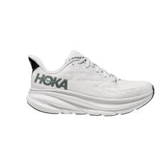Hoka Tênis masculino Clifton 9, Nimbus Cloud/Steel Wool, 43, Nimbus Cloud/Lã de aço, 45