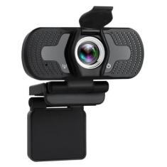 Webcam 1080P Full HD com Microfone - Câmera Web para Computador