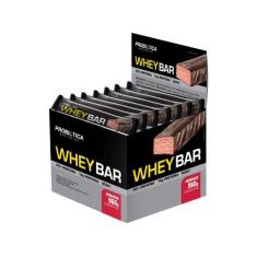 Barra de Proteína Probiótica Whey Bar Morango - Ligth 24 Unidades 40g 