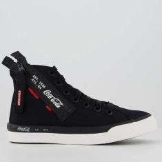 Tênis Coca Cola Atlanta Hype Zipper Feminino Preto-Feminino