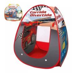 Barraca Infantil Dobrável Toca Tenda Cabana Menino Corrida Divertida dm Toys DMT4691