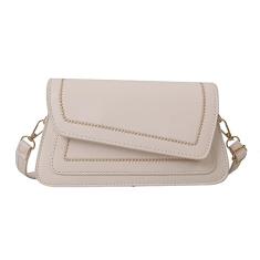 Bolsas de ombro em couro PU Bolsas de ombro em couro Bolsa de mão com alça ajustável (White)