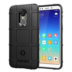 XIAOMI REDMI Note 5 Capa, Escudo Robusto, Material TPU de Fibra de Carbono, Suave Antiderrapante Macio, Anti-Impressão Digital, Capa Totalmente Protetora para XIAOMI REDMI Note 5