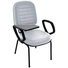 Cadeira Universitária Diretor Gomada Linha Blenda Cinza